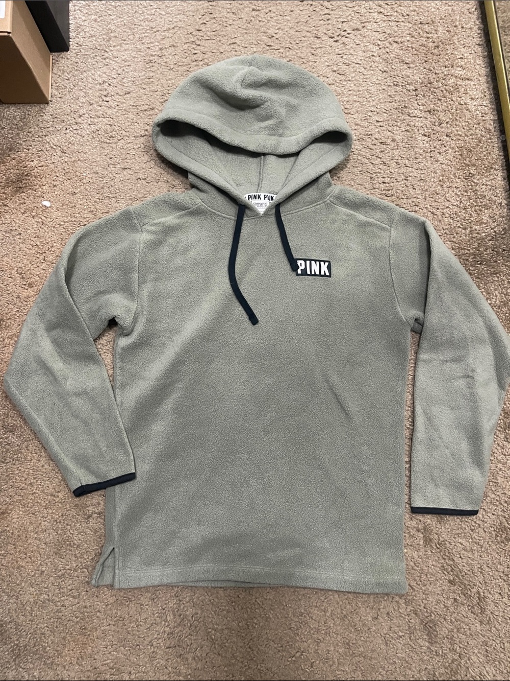 PINK Victoria's Secret Oversized Hooded Fleece Pullover